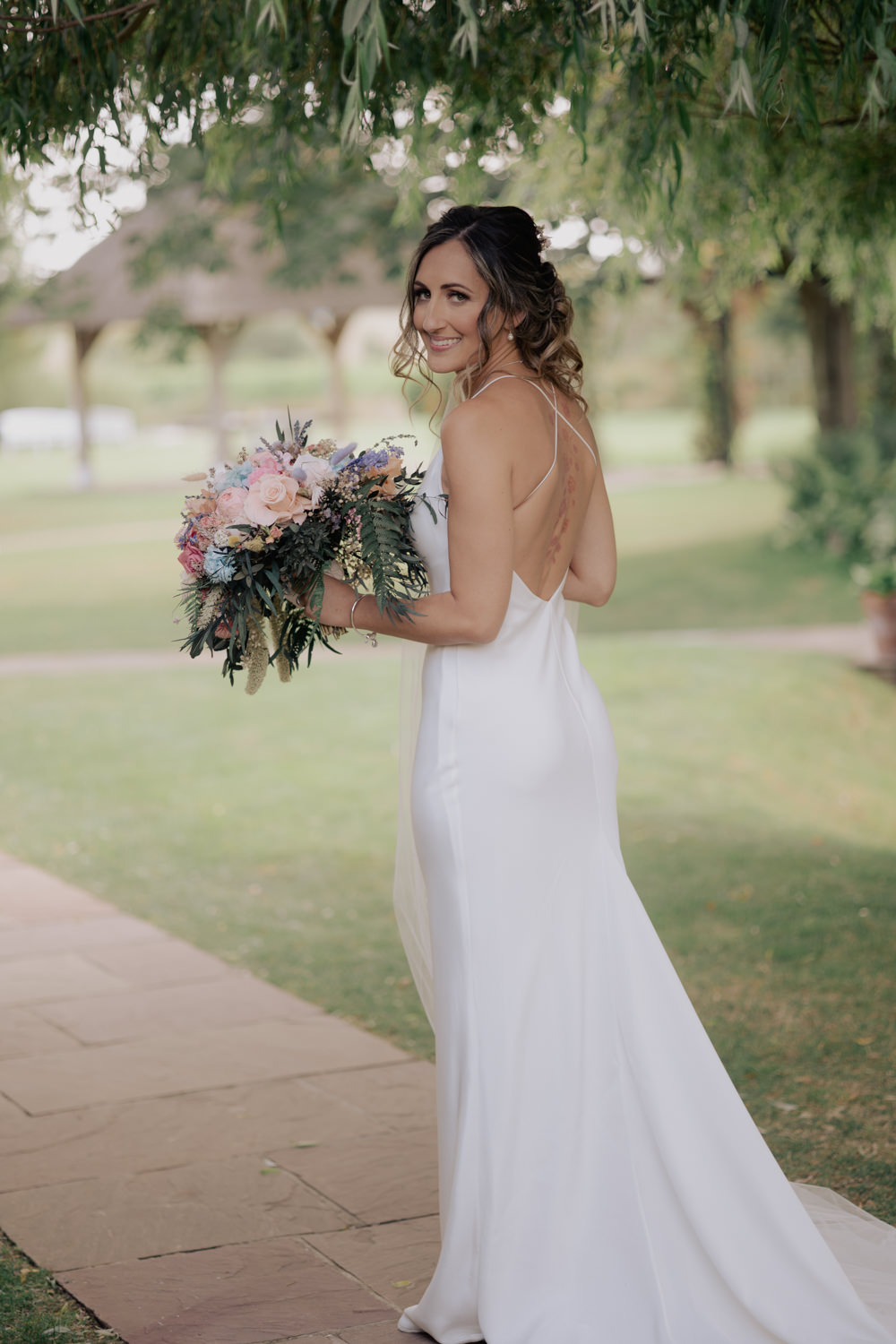 Dress Gown Bride Bridal Silk Grace Loves Lace Veil Slip High House Weddings Wedding Kerry Ann Duffy Photography