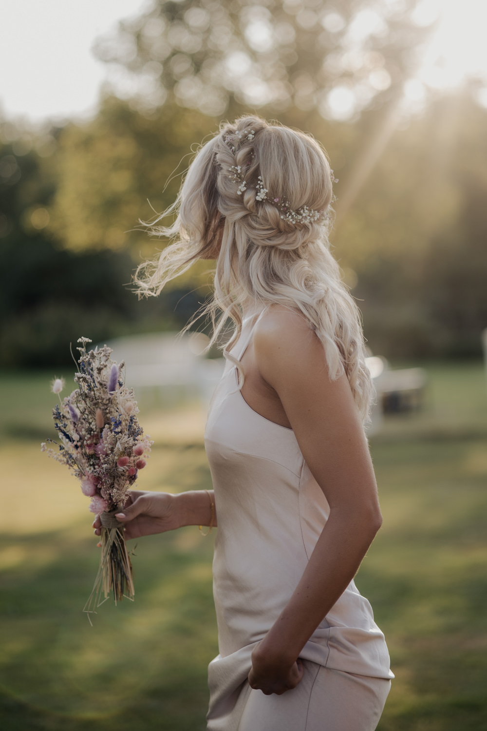 Bridesmaids Hairstyle Half Up Down High House Weddings Wedding Kerry Ann Duffy Photography