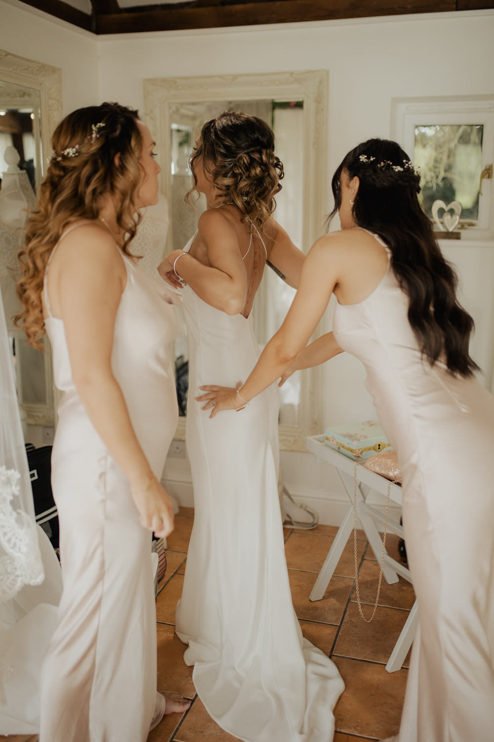 Dress Gown Bride Bridal Silk Grace Loves Lace Veil Slip High House Weddings Wedding Kerry Ann Duffy Photography