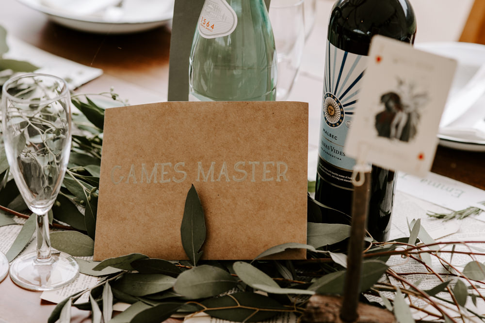 Table Name Laurel Farm Wedding Caroline Opacic Photography