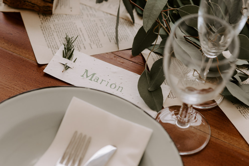 Place Name Rosemary Laurel Farm Wedding Caroline Opacic Photography