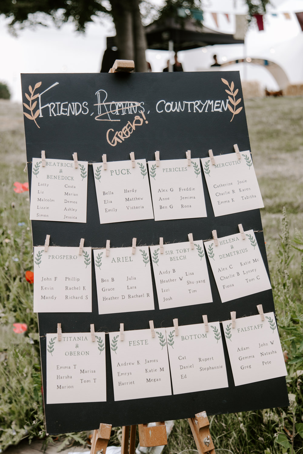 Chalk Board Table Plan Seating Chart Pegs Laurel Farm Wedding Caroline Opacic Photography