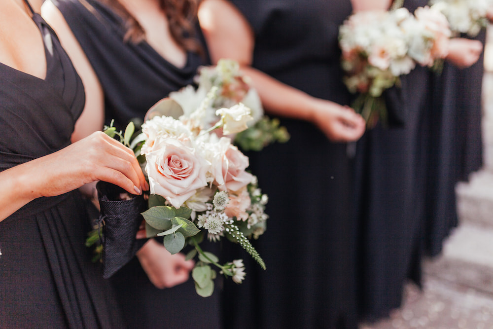 Bridesmaids Bouquets Lordship Pub Dulwich Wedding Lase Photography
