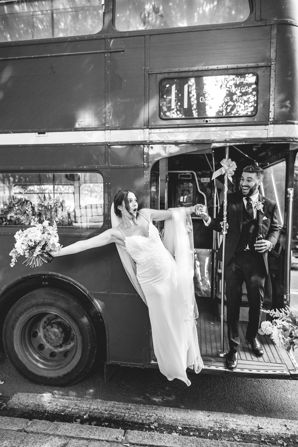 Bus Double Decker Transport Lordship Pub Dulwich Wedding Lase Photography
