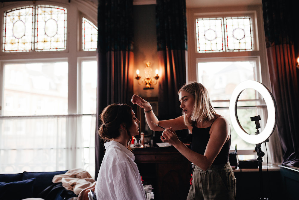 Bride Make Up Lordship Pub Dulwich Wedding Lase Photography