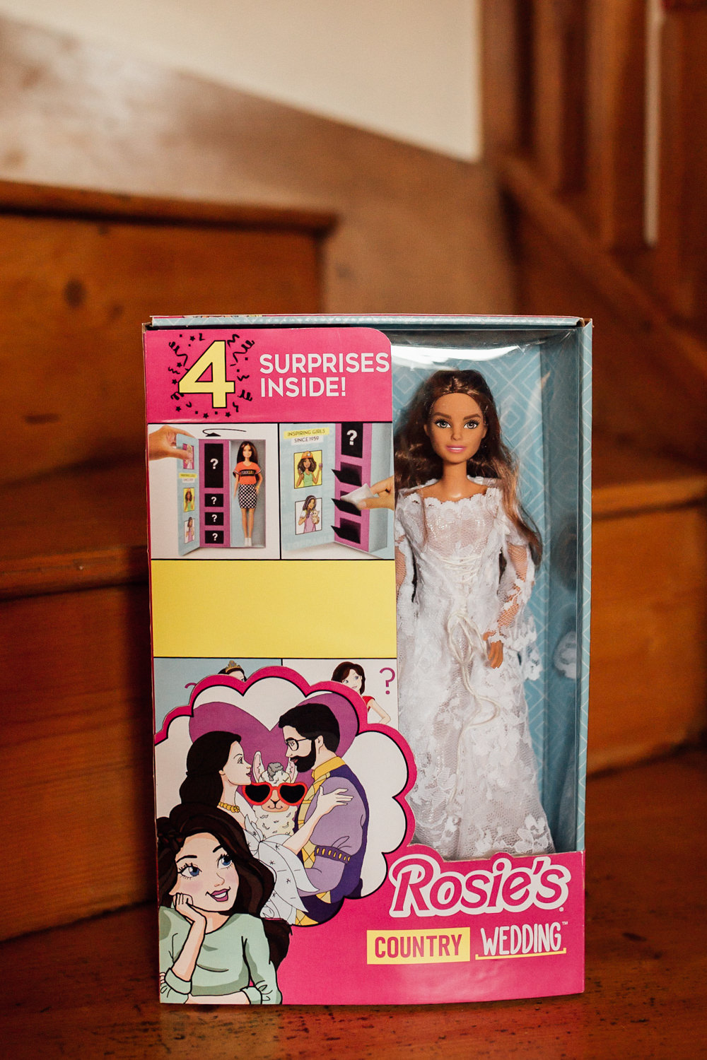 Bride Doll Gift Idea Lower Damgate Farm Wedding Anna Rose Heaton Photography