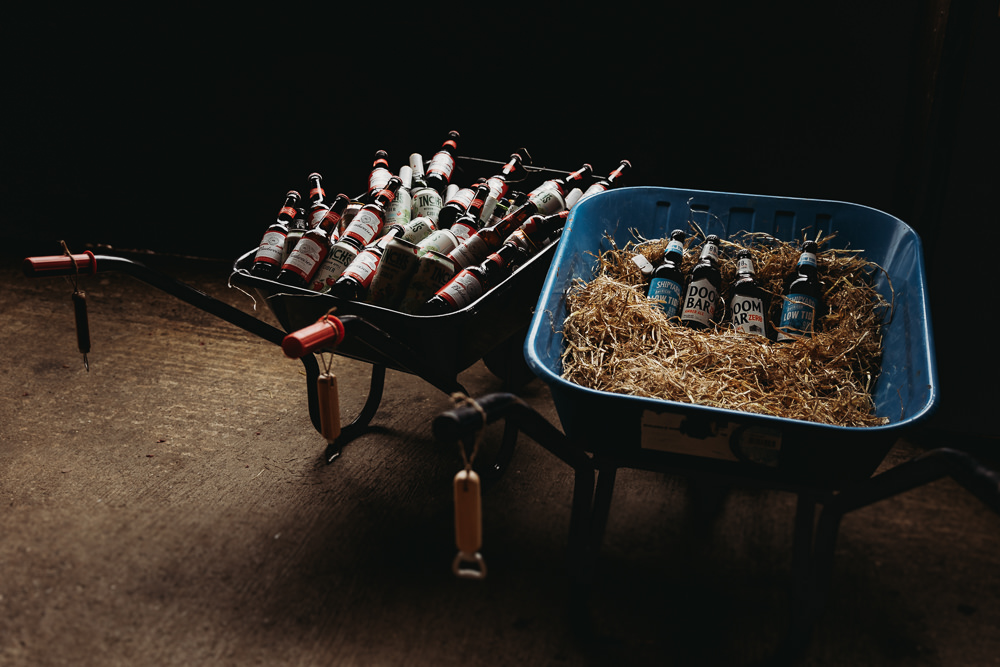 Wheelbarrow Drinks Milton Keynes Wedding Thyme Lane Photography