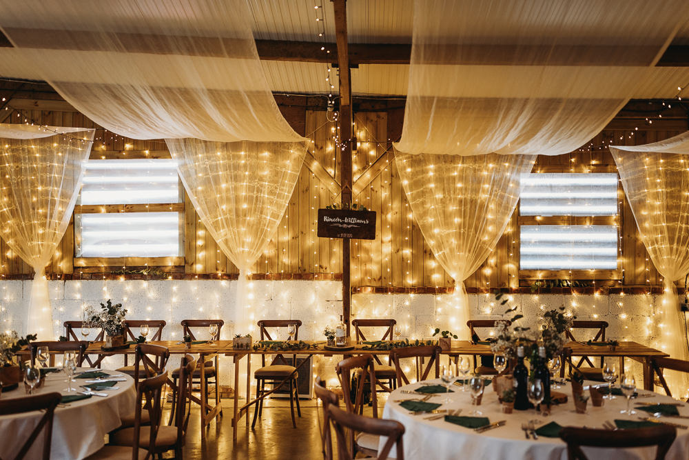 Fairy Light Curtain Wall Milton Keynes Wedding Thyme Lane Photography