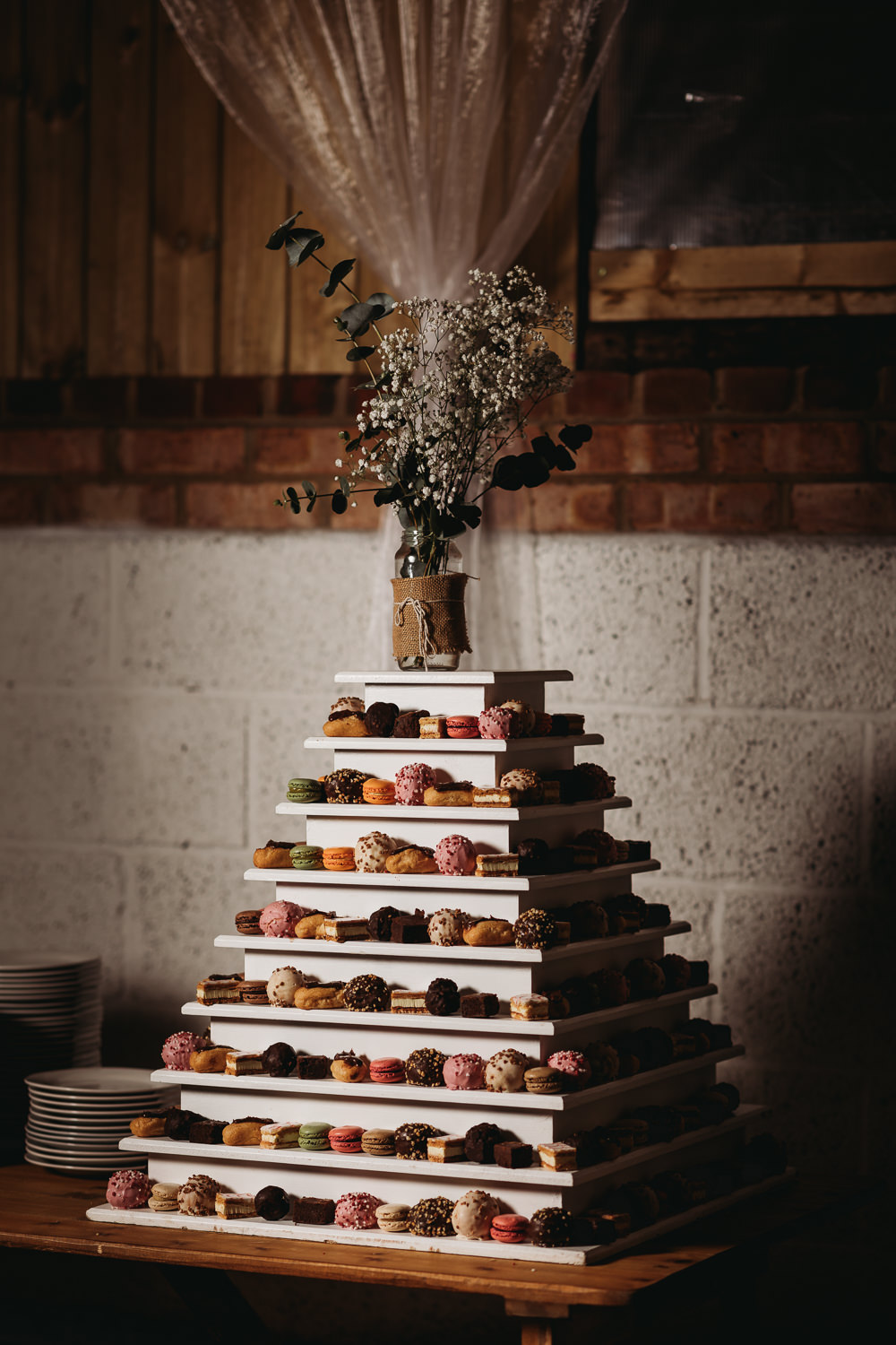 Dessert Tower Stand Milton Keynes Wedding Thyme Lane Photography