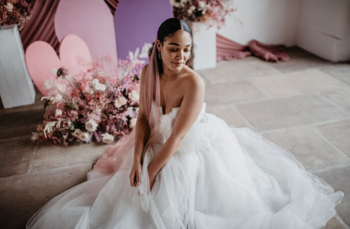 Modern Pink Wedding Camilla Andrea