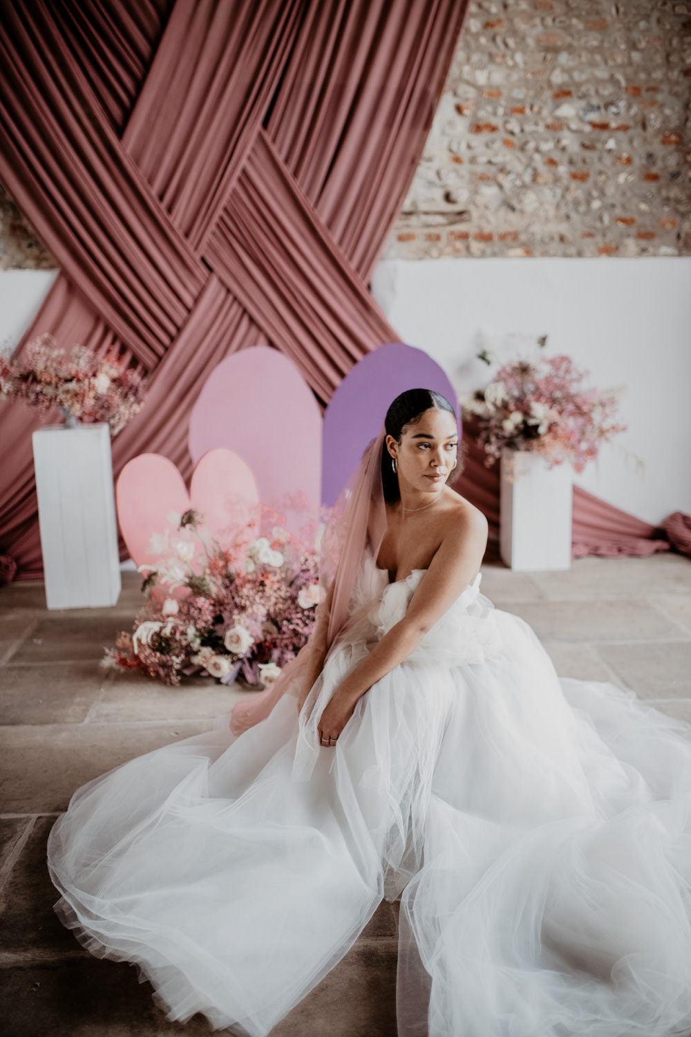 Modern Pink Wedding Camilla Andrea