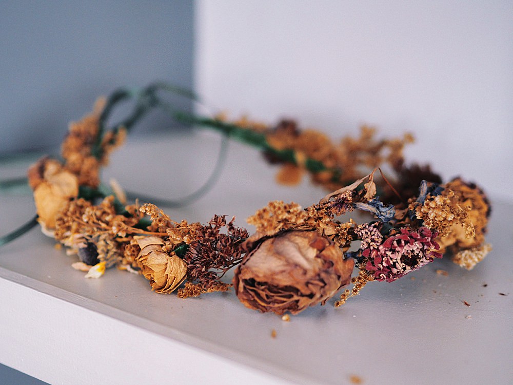 Preserve Wedding Bouquet Dried Flower Crown