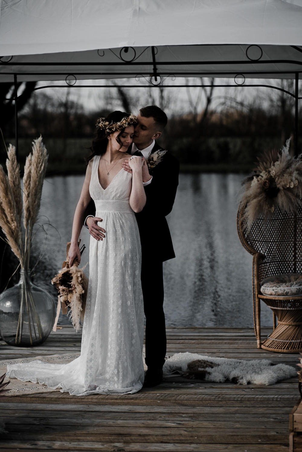 Waterside Country Barn Wedding Agrestal Visuals