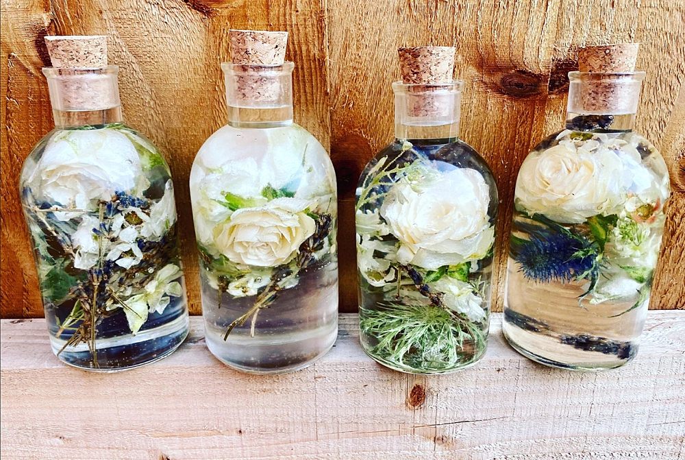 Wedding Bouquet Preservation Bottles Resin