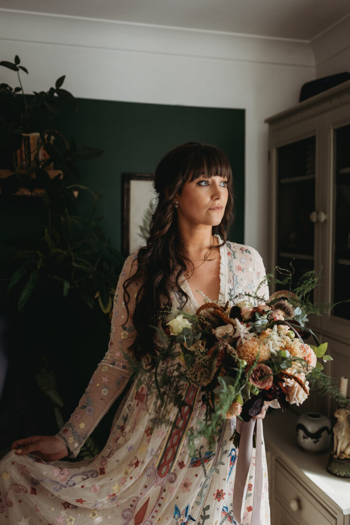 Wedding Hairstyles Fringe ThymeLane Photography