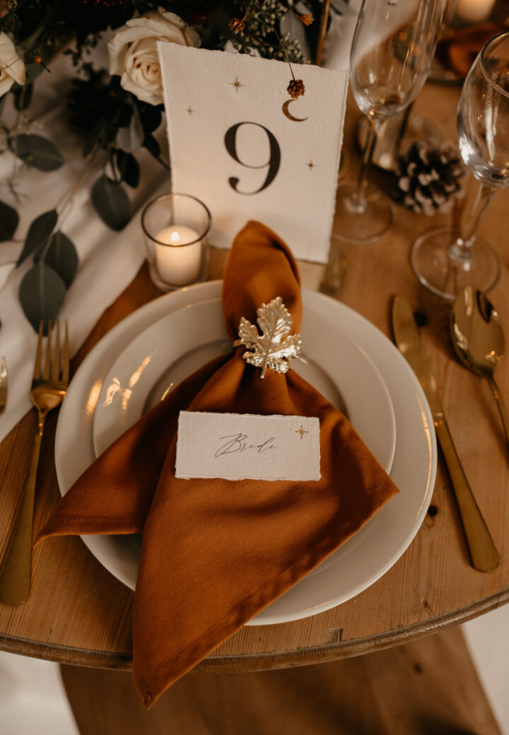 Wedding Napkin Folds Ideas Megan Donati Photography