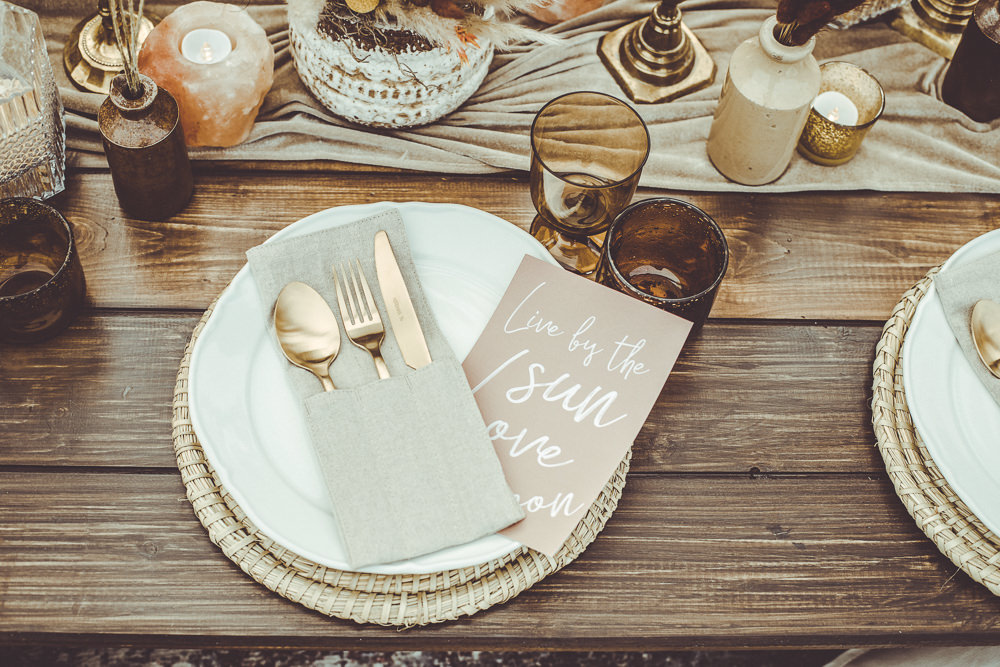 Wedding Napkin Folds Inspiration Golden Hare Wedding Photography