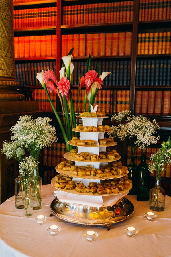 Baklava Alternative Wedding Cake babb photo