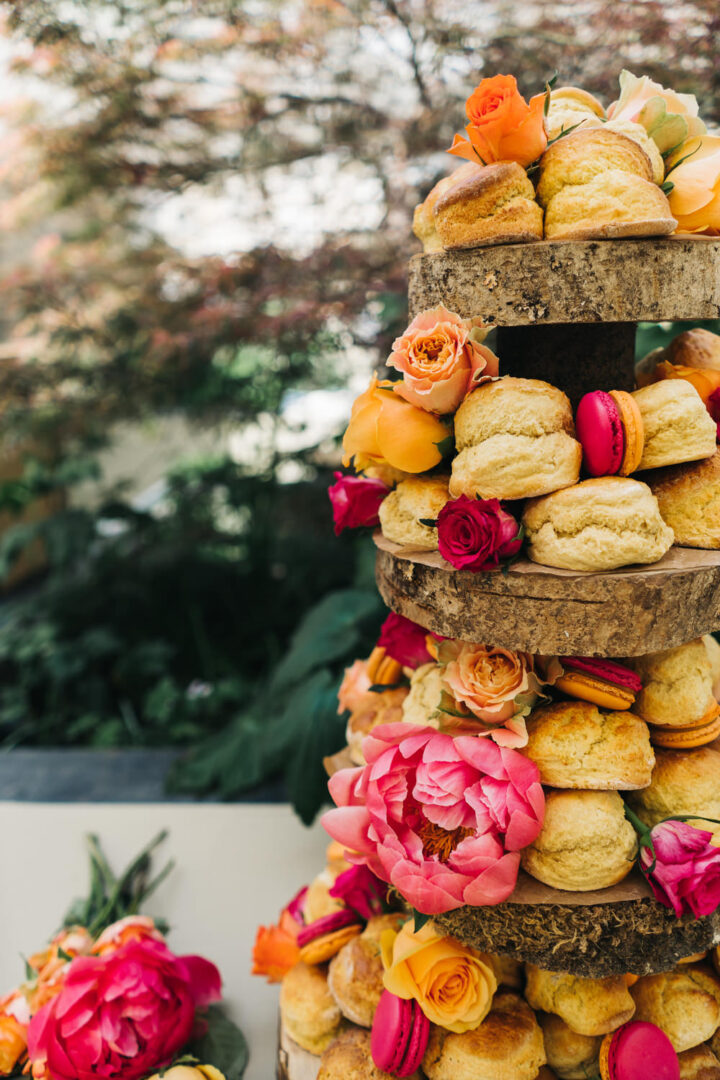 Scones Tower Alternative Wedding Cakes Sally T Photography