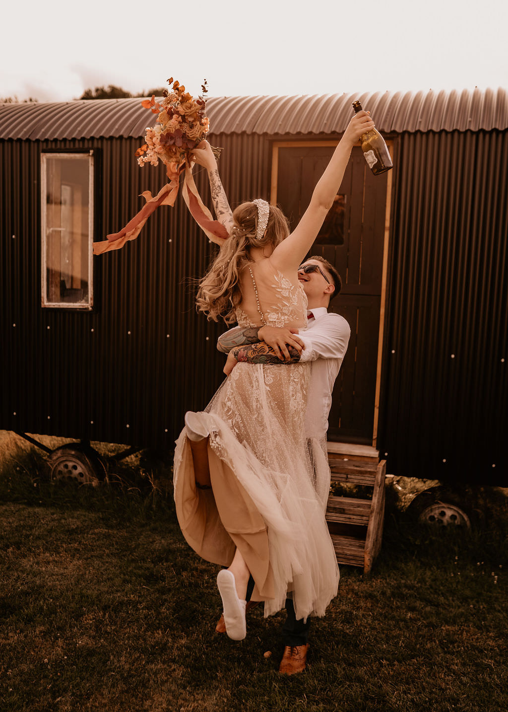Beer Garden Wedding Photos By Hash