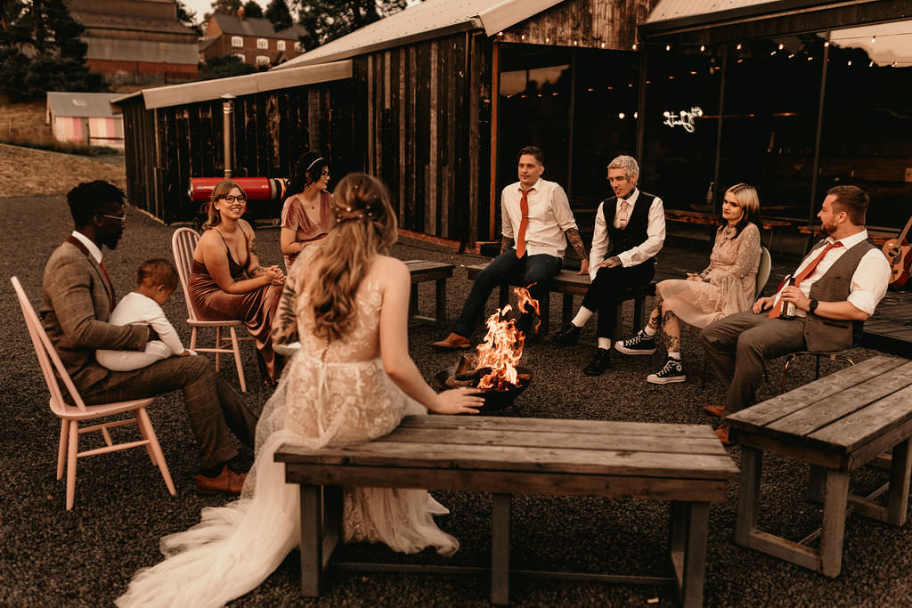 Beer Garden Wedding Photos By Hash