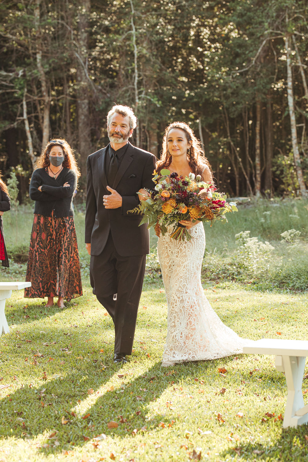 Black Floral Wedding Kasey Powell