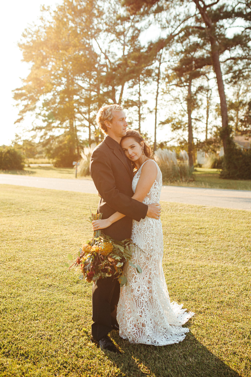 Black Floral Wedding Kasey Powell