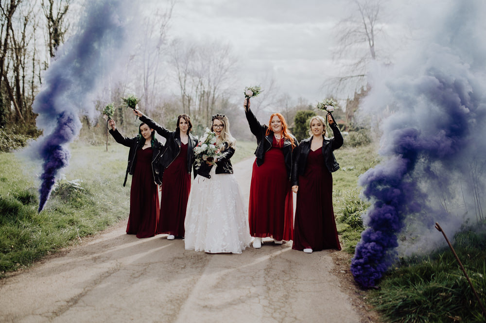 Long Red Bridesmaid Dresses Cheddon Fitzpaine Wedding Whoisbenjamin