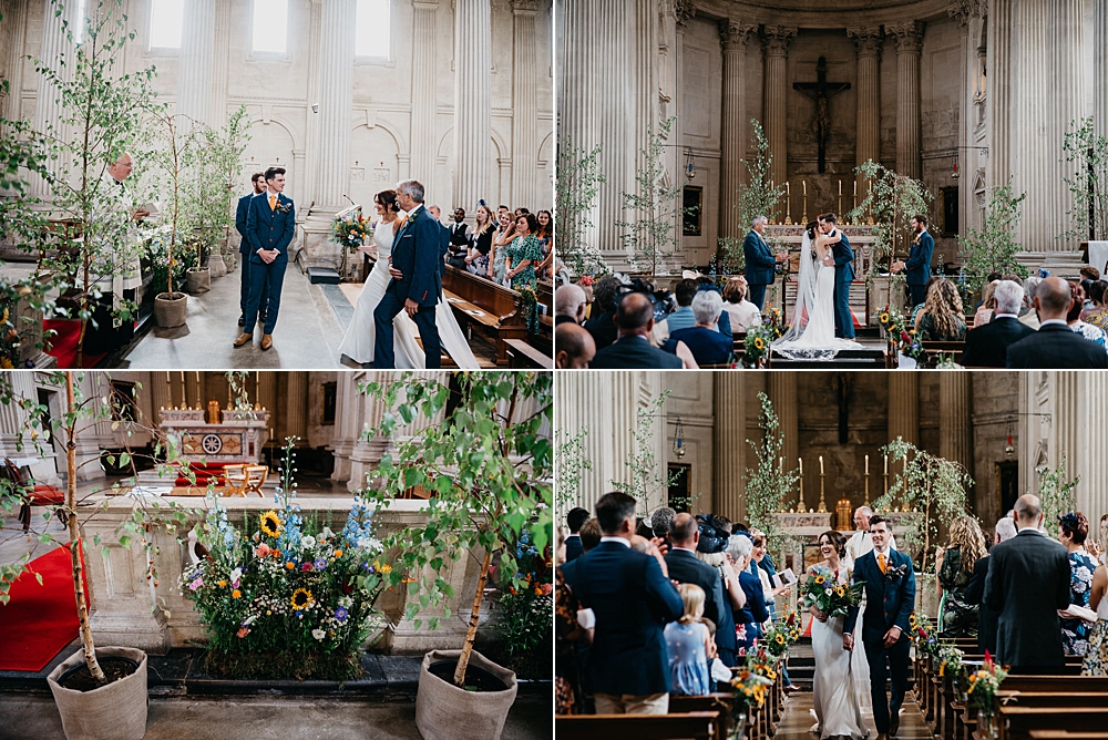 Church Flowers Wedding Andrew Brannan Photography