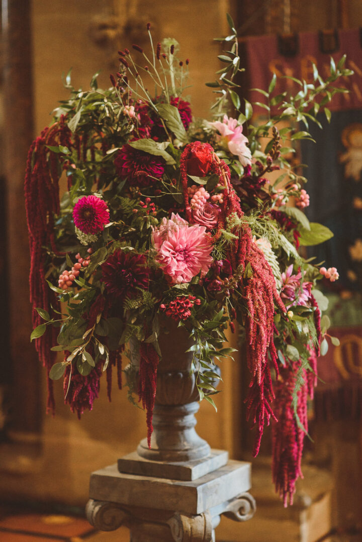 Church Flowers Wedding Matt Penberthy Photography