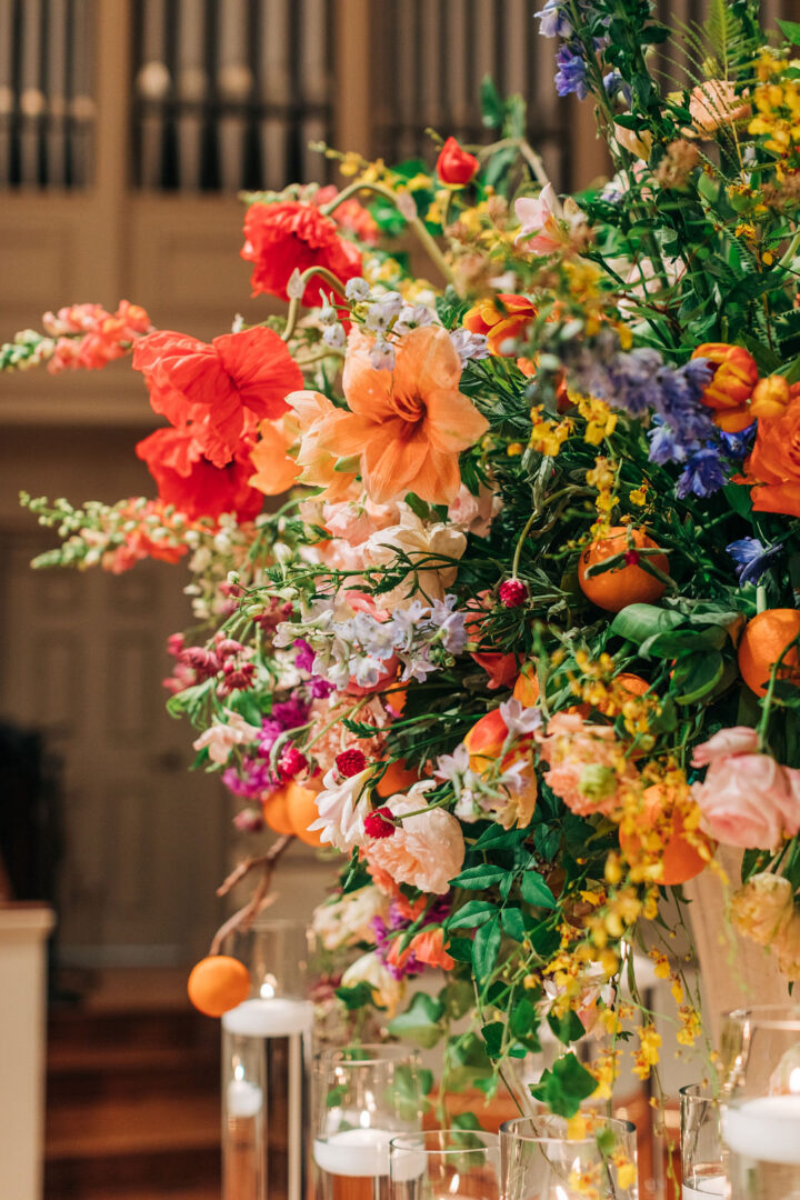 Church Flowers Wedding Taylor Square Photography