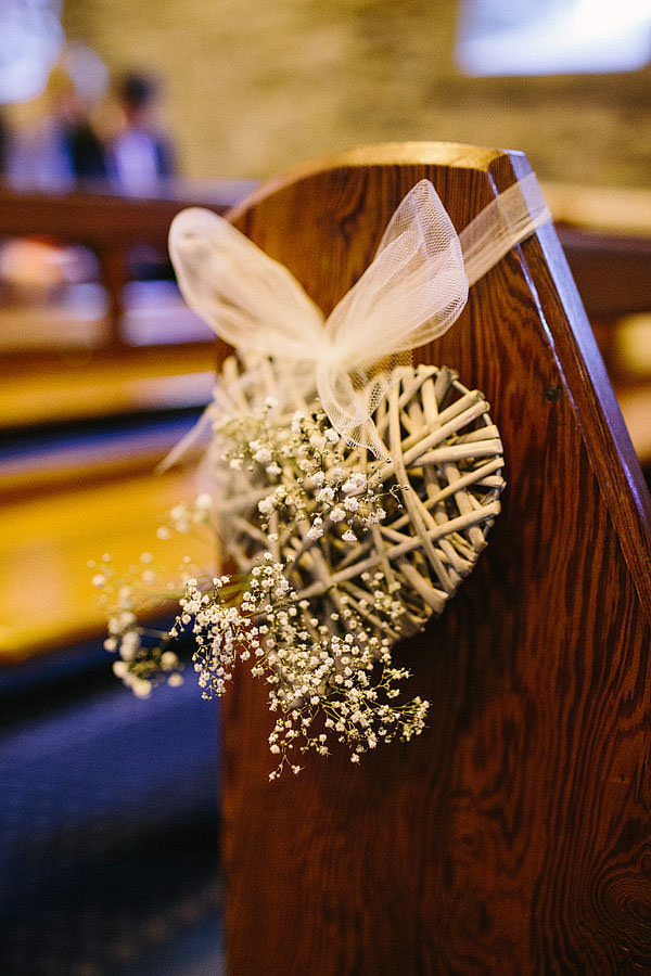 Church Pew End Flowers Lawson Photography