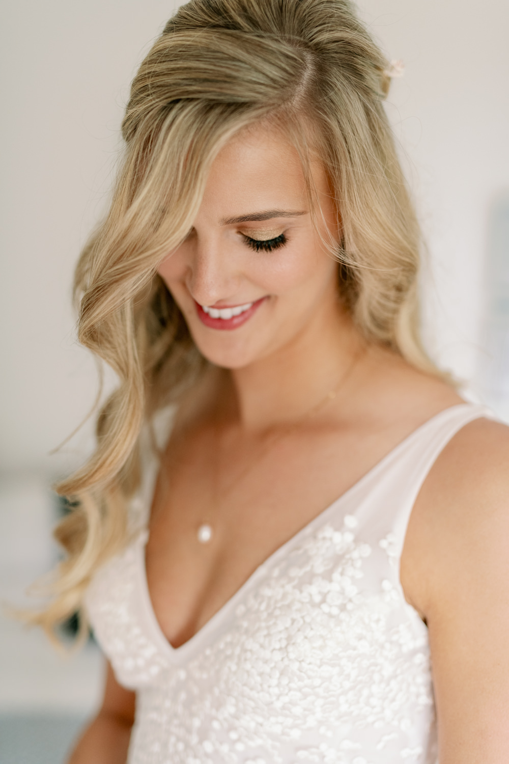 Bride Bridal Make Up Cotswolds Marquee Wedding Captured by Katrina