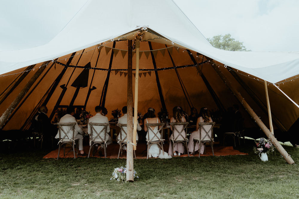 Tipi Reception Fairoaks Wedding Patrick Partridge Photography