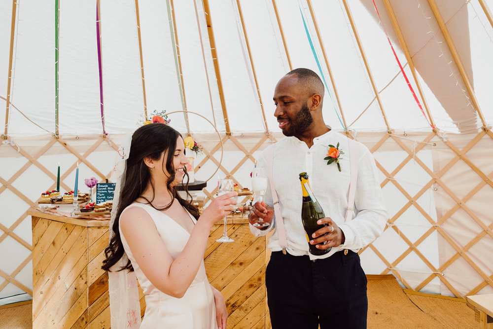 Festival Yurt Wedding Scott Carney Photography