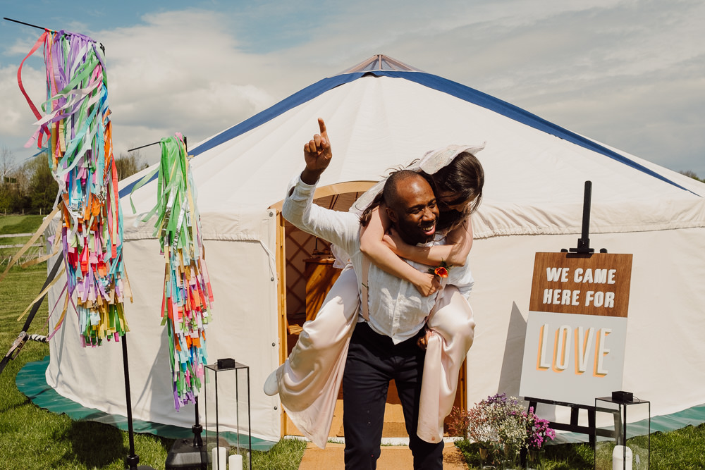 Festival Yurt Wedding Scott Carney Photography