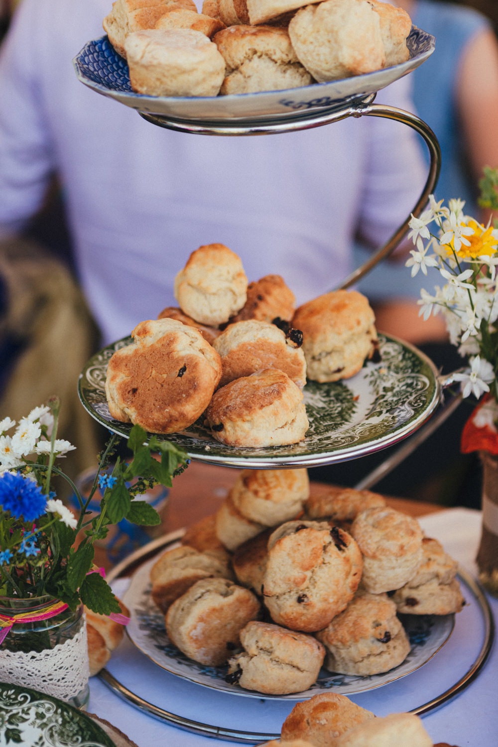 Afternoon Tea Scones Holsome Park Wedding Emma Stoner