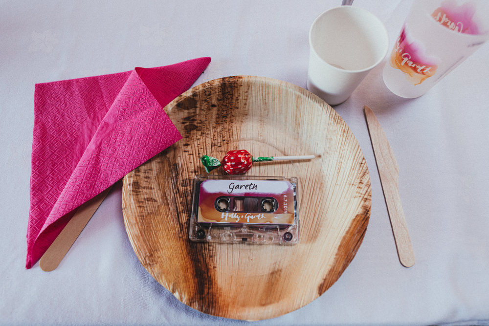 Bamboo Plate Place Setting Table Holsome Park Wedding Emma Stoner