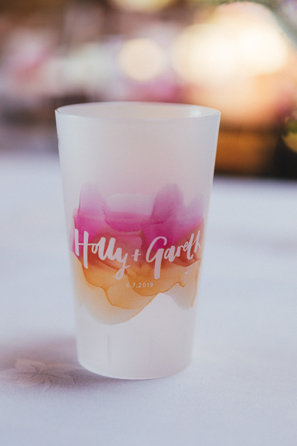 Personalised Mug Glasses Favour Holsome Park Wedding Emma Stoner