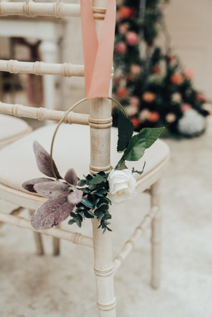Hoop Wedding Aisle Decor Ideas Rebecca Carpenter Photography