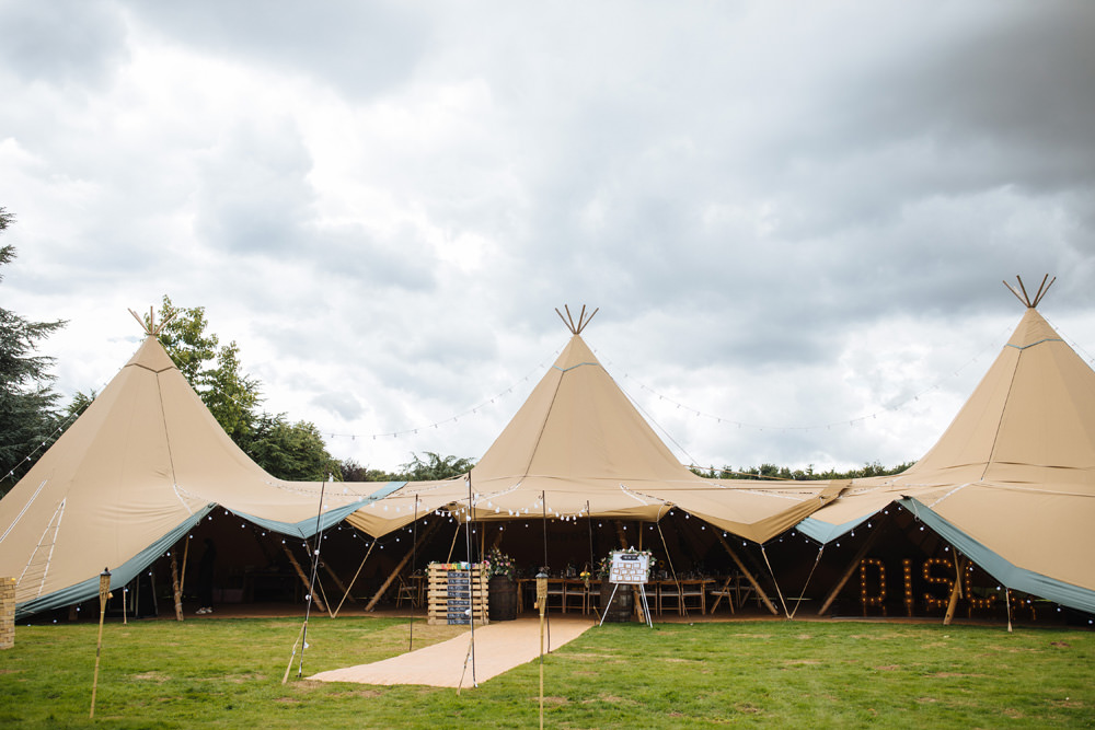 Tipi Reception Lynsted Park Wedding Laura Debourde Photography