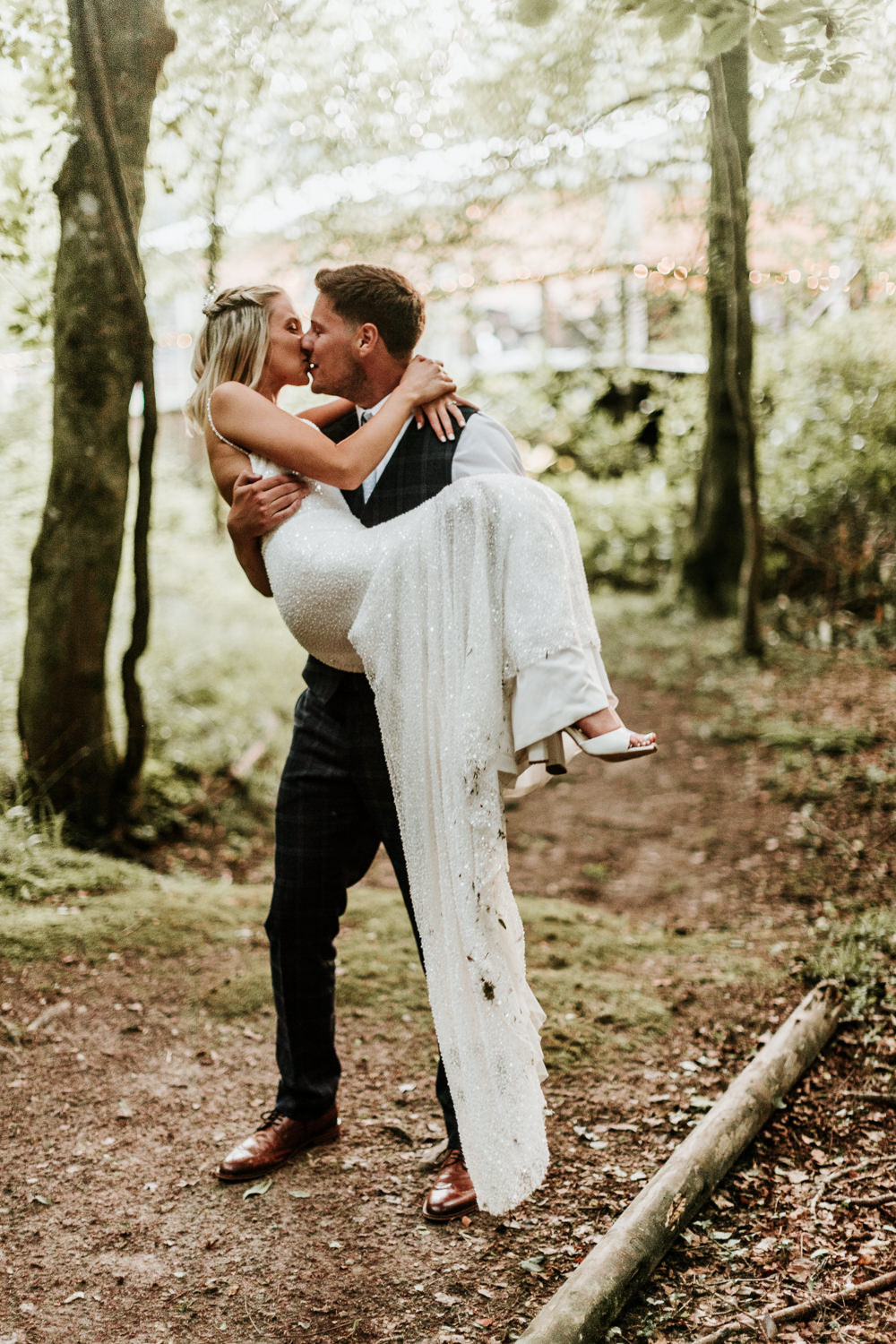Made With Love Lola Wedding Dress Sequin Bride Bridal Gown Annie Bradney Photography