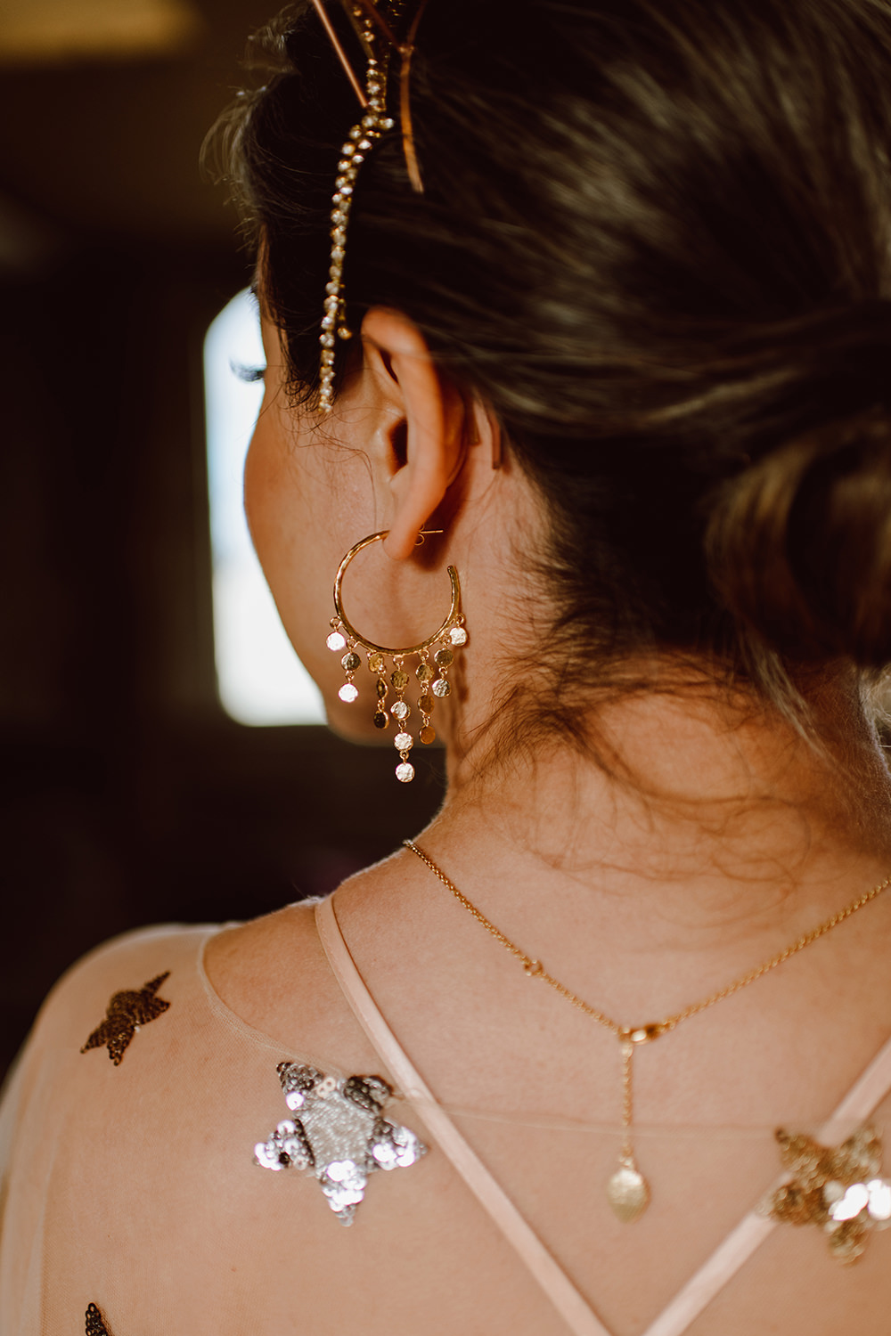 Bridal Jewellery Montague Farm Wedding Jessica Bevan Photography