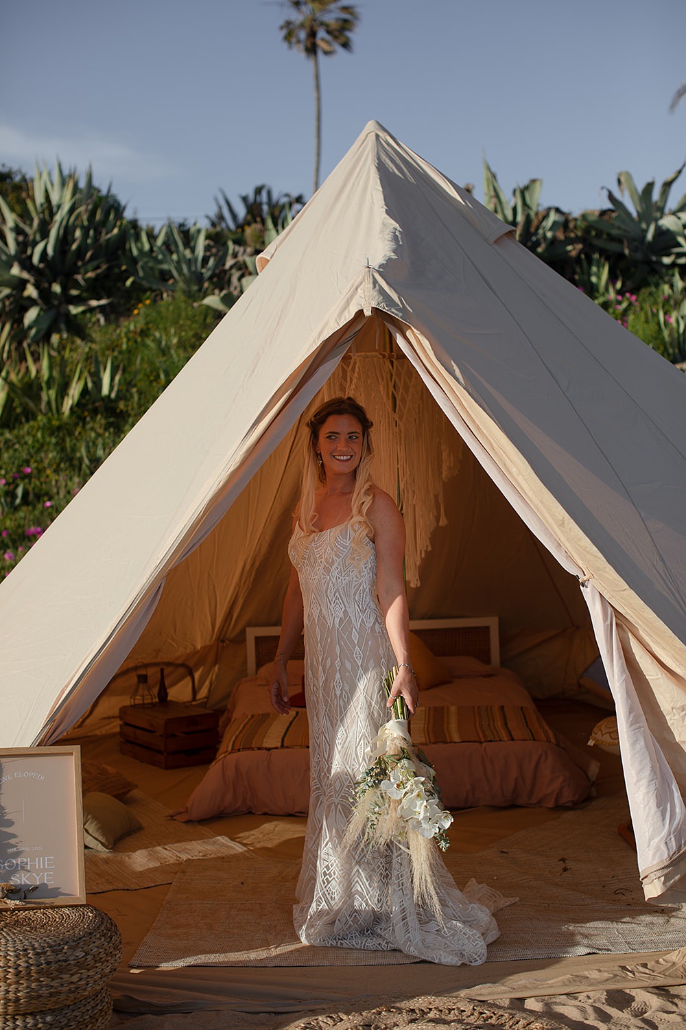 Bell Tent Accommodation Praia da Luz Wedding OydinMei