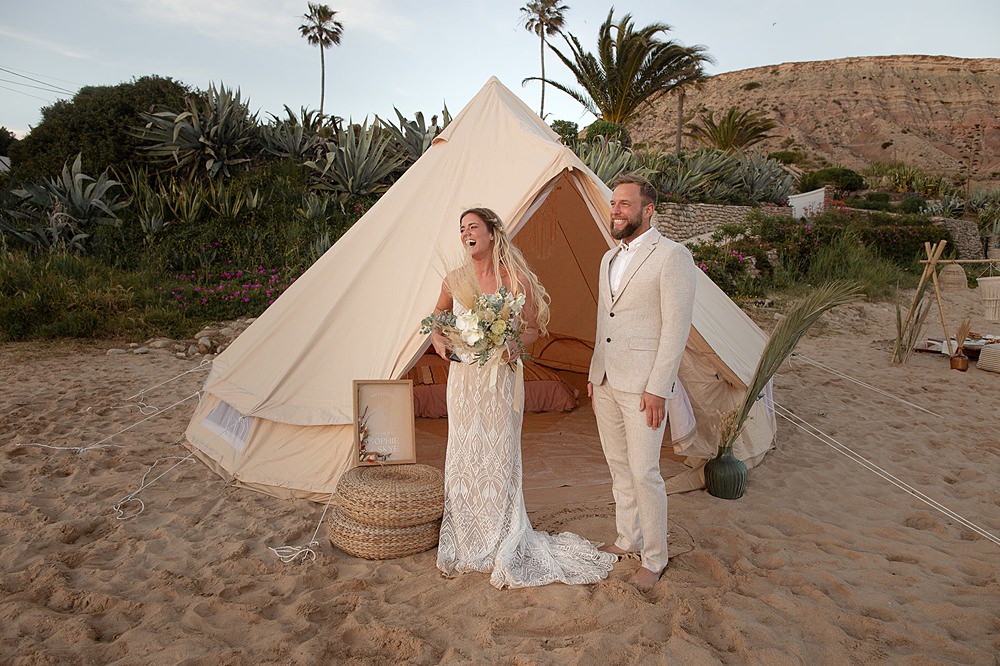 Bell Tent Accommodation Praia da Luz Wedding OydinMei