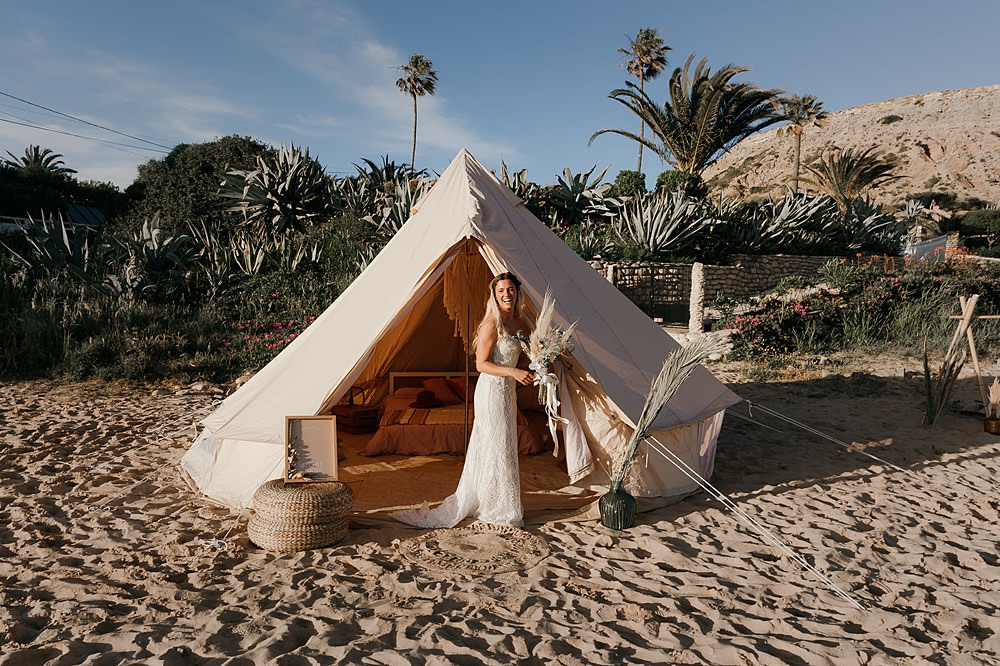 Bell Tent Accommodation Praia da Luz Wedding OydinMei