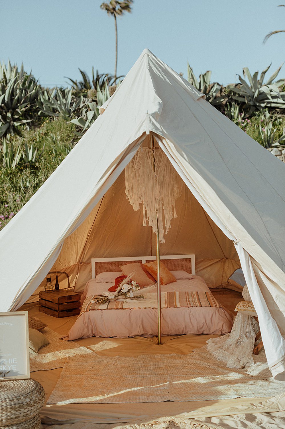 Bell Tent Accommodation Praia da Luz Wedding OydinMei