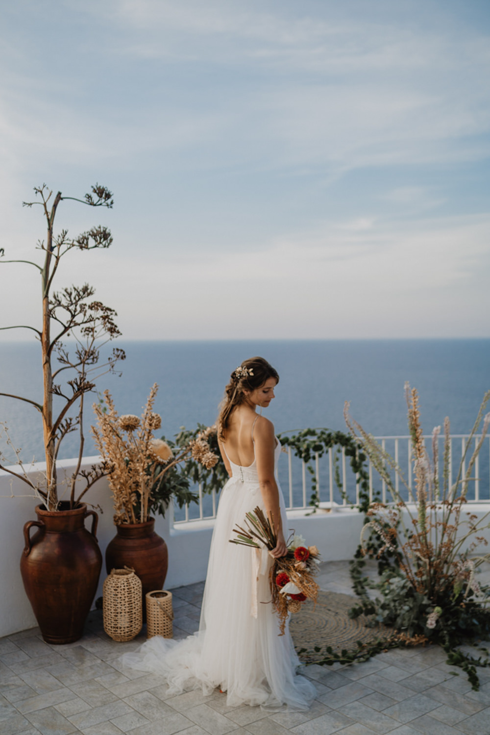 Dress Gown Bride Bridal Strap Tulle Skirt Salina Elopement Ideas Gianmarco Amico