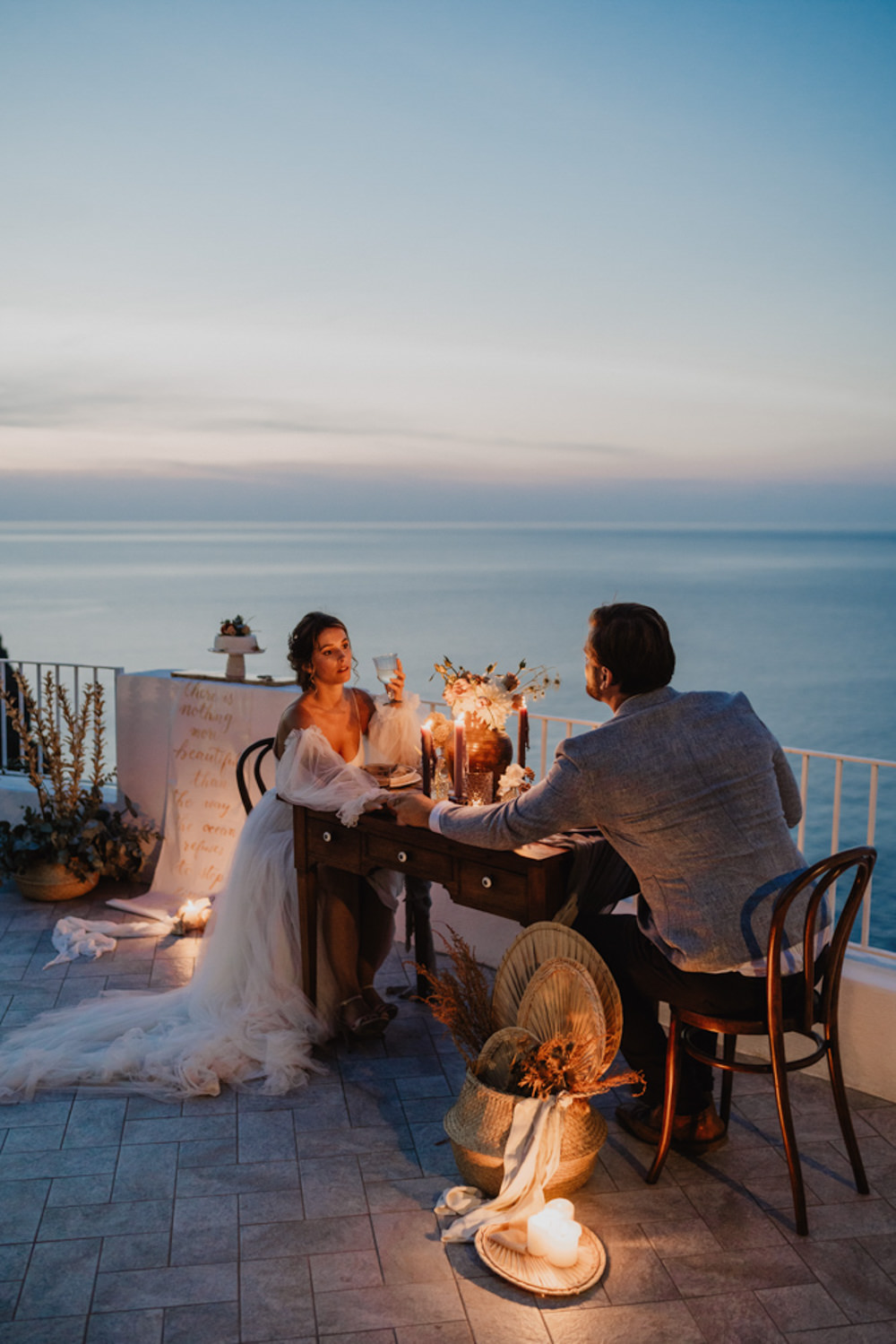 Sweetheart Wedding Table Candles Salina Elopement Ideas Gianmarco Amico