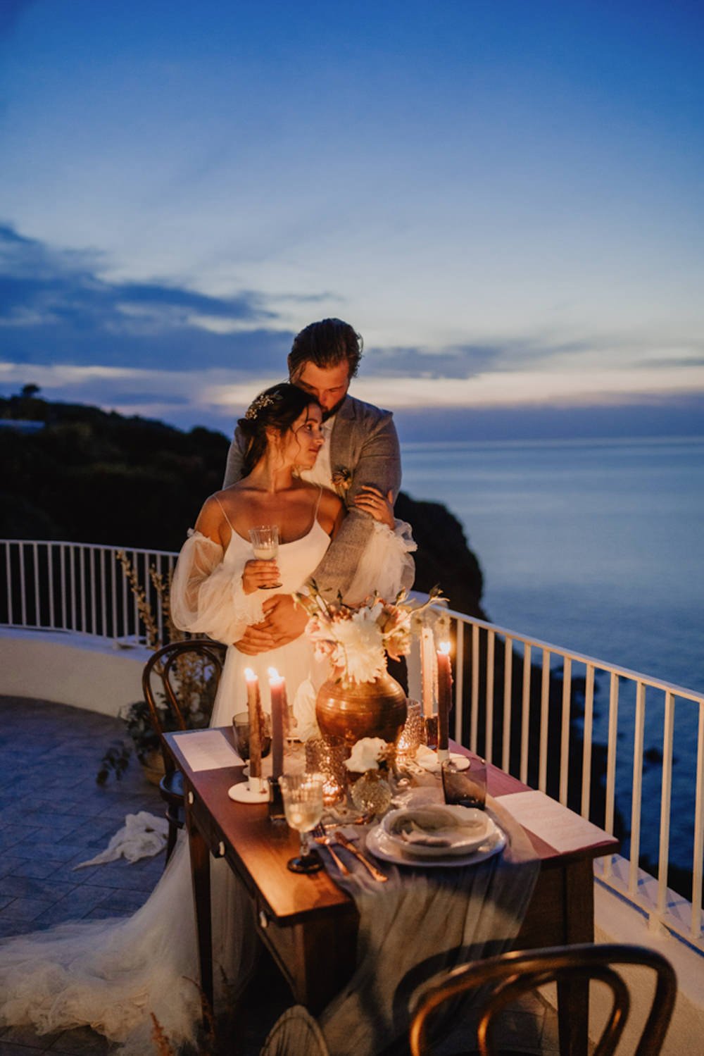 Sweetheart Wedding Table Candles Salina Elopement Ideas Gianmarco Amico